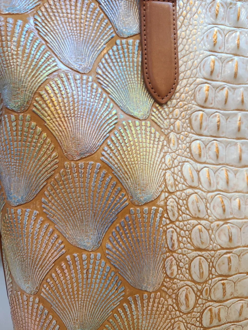 Brahmin Large Duxbury In Scallop Bondi EUC